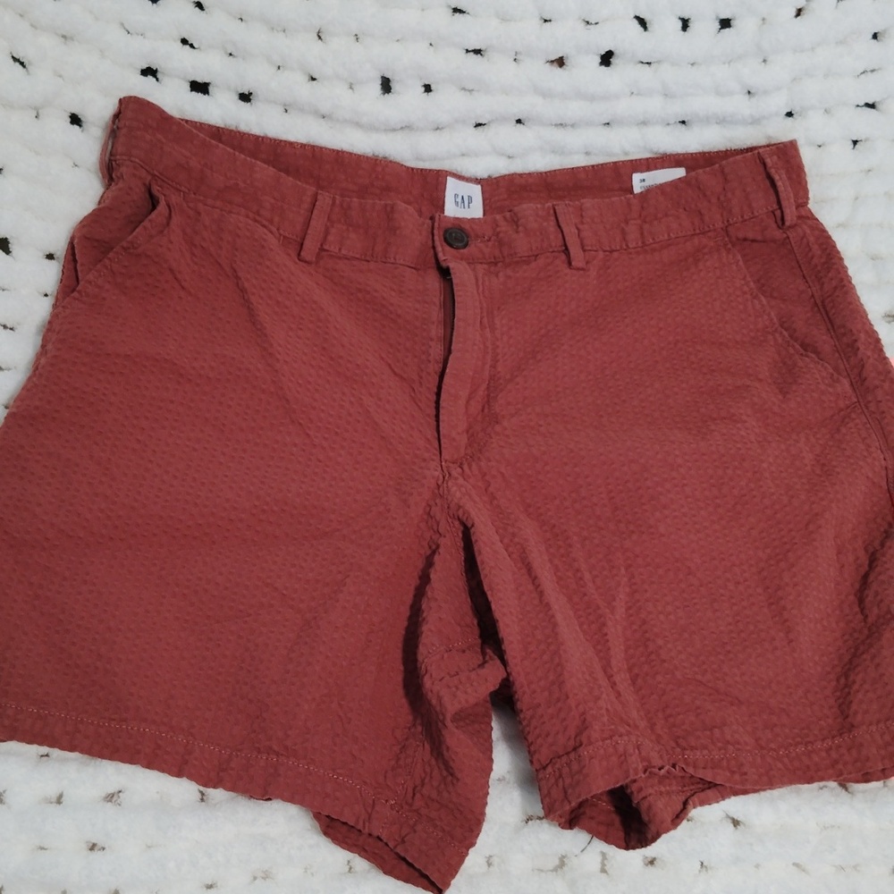 Men's gap seersucker shorts 38